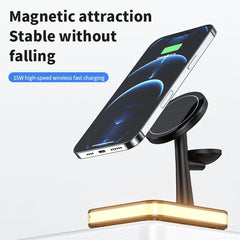 3 In 1 Magnetic Wireless Charger Stand